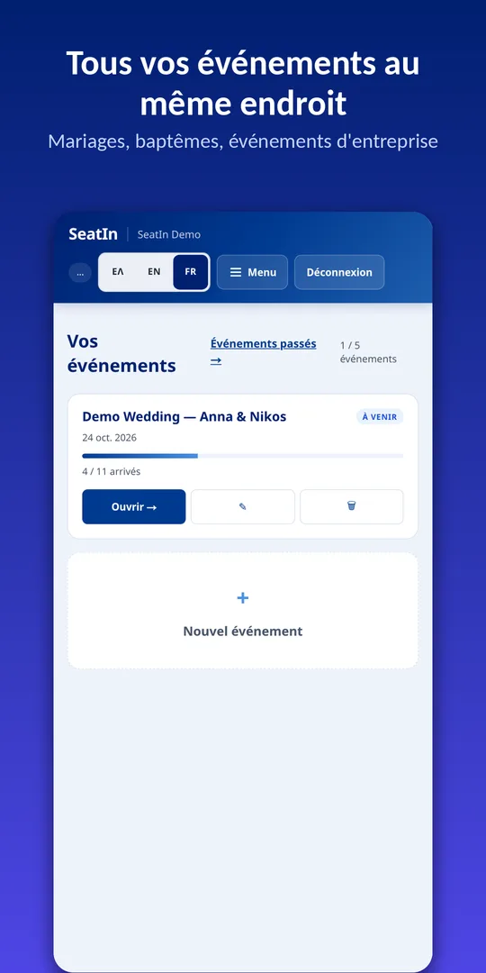 Tous vos événements au même endroit